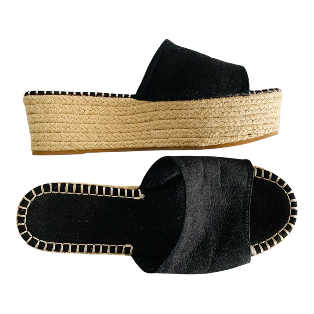 Black and Rope Wedge